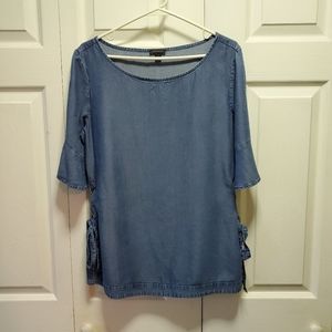 Ann Taylor Chambray Shirt Size Small